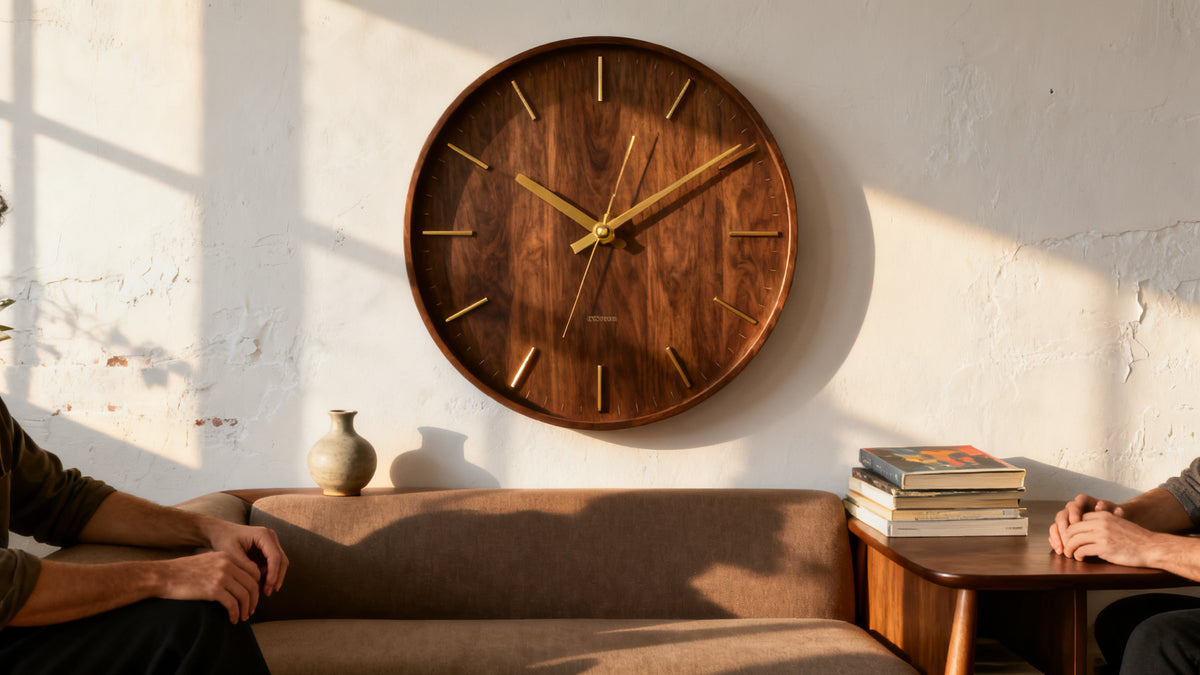 How Big Should a Wall Clock Be for Your Living Room?