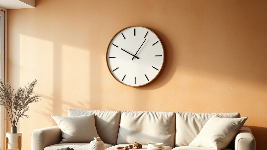 Simple Wall Clock with No Numbers: The Clean Look That Works in Any Room