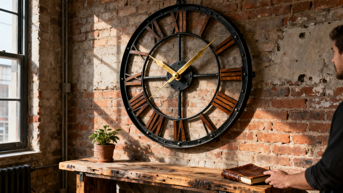 Best Large Metal Industrial Wall Clocks in 2026: What Actually Works on a Big Wall