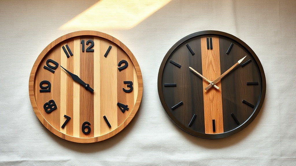 Wooden vs Metal Wall Clock: Which Material Actually Works Better for Your Home?