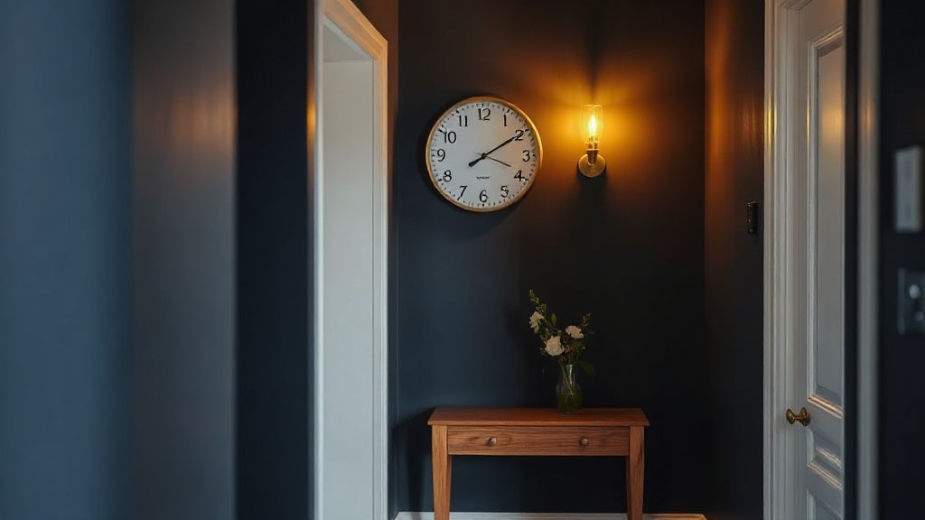 How to Pick a Clock for a Dark Hallway (That Actually Shows Up)