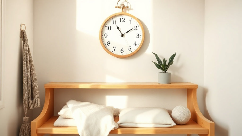 Wall Clock for Nursery: Safe, Silent, and Actually Stylish