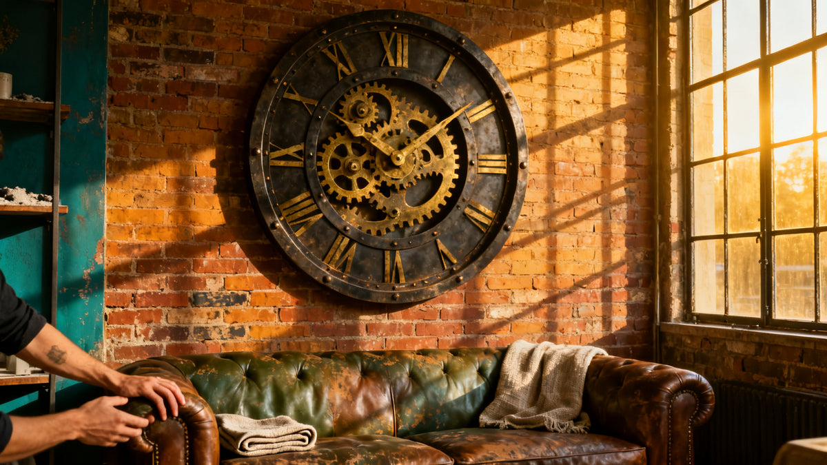 Wall Clock for a Home with Exposed Brick: 7 Styles That Actually Work