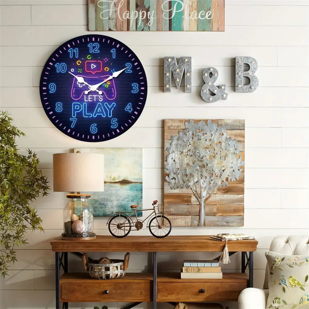 Creative Gaming Controller LED Wall Clock