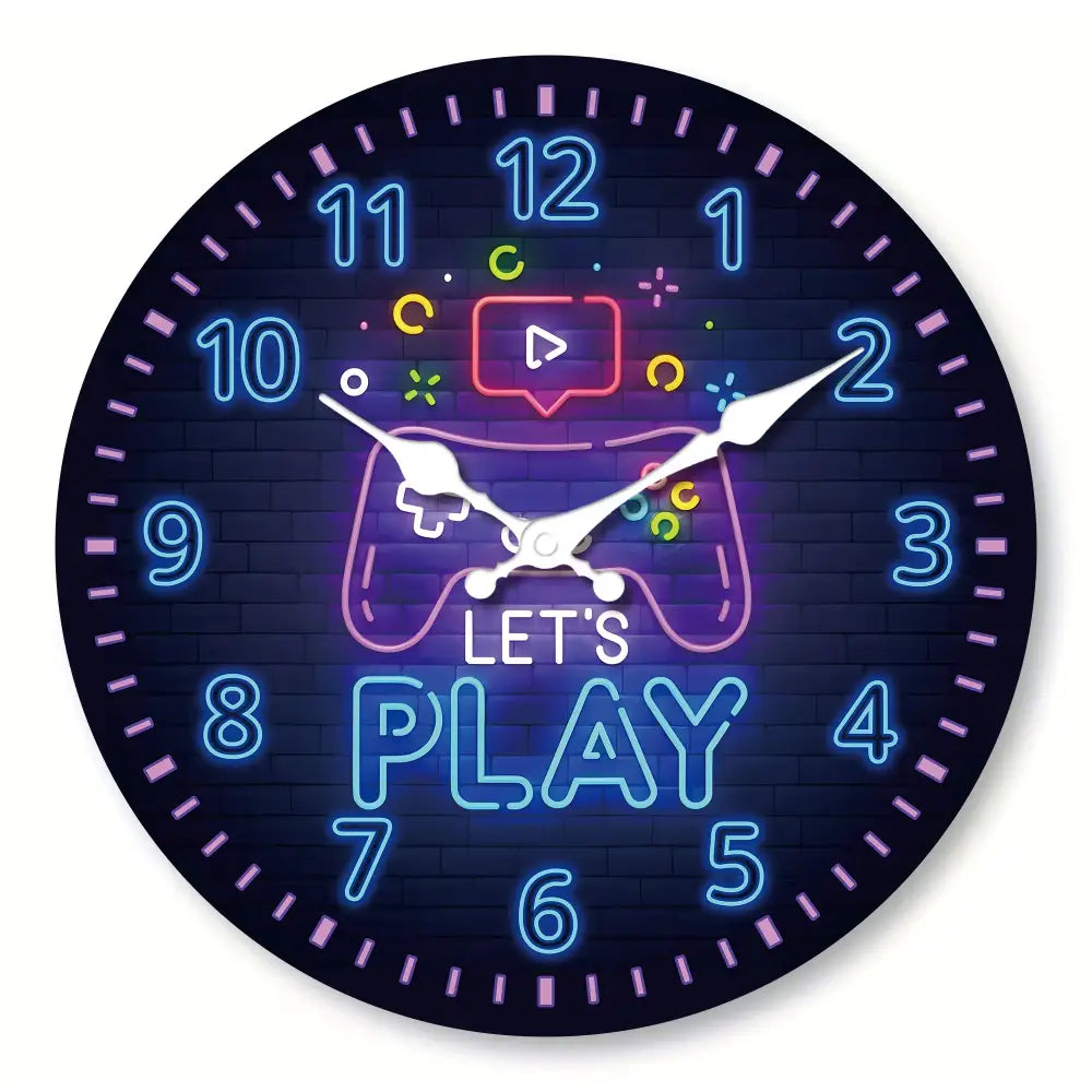 Creative Gaming Controller LED Wall Clock - SIZE / 16 inch