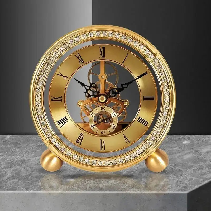 Luxury Roman Gear Wall Clock - wall clock