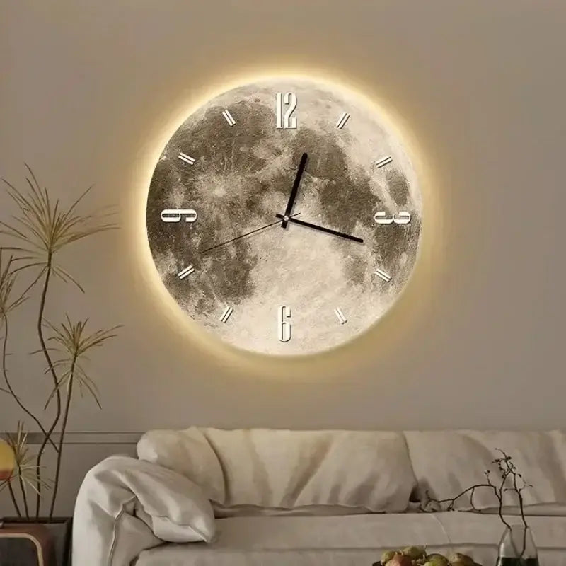 Moon LED Wall Clock