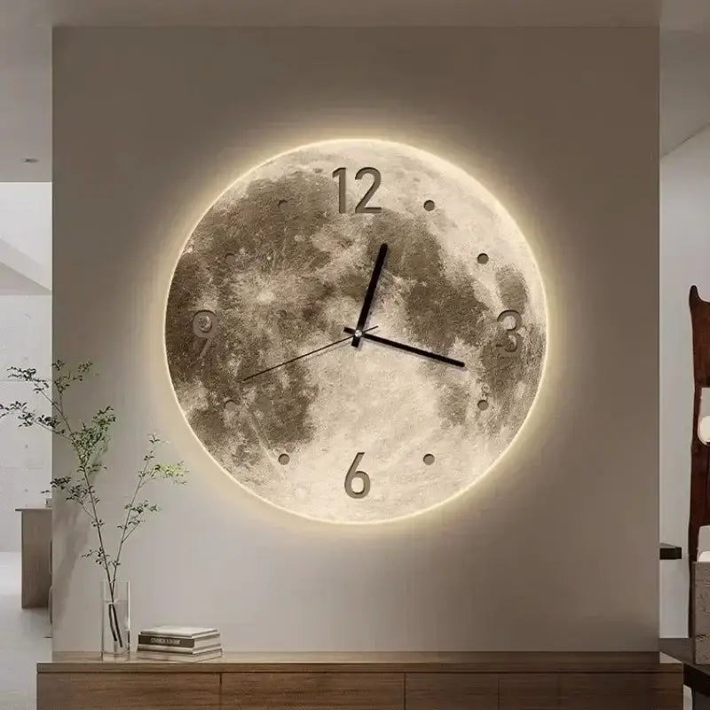Moon LED Wall Clock