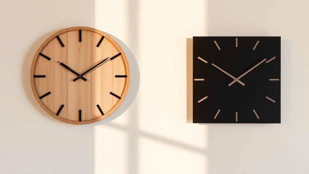Round Wall Clock vs Square Wall Clock: Which Shape Actually Works for Your Space?