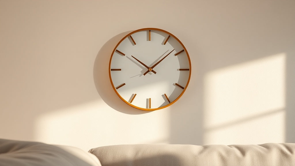 Round Modern Wall Clock with Gold Hands: How to Nail the Luxe Minimal Look
