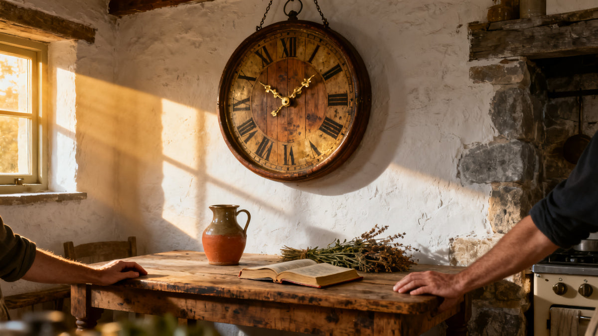 Wall Clock for a Cottage or Country House: 7 Styles That Feel at Home