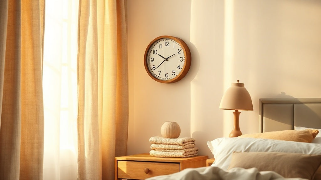 How to Pick a Clock for a Small Bedroom (Without Making It Feel Crowded)