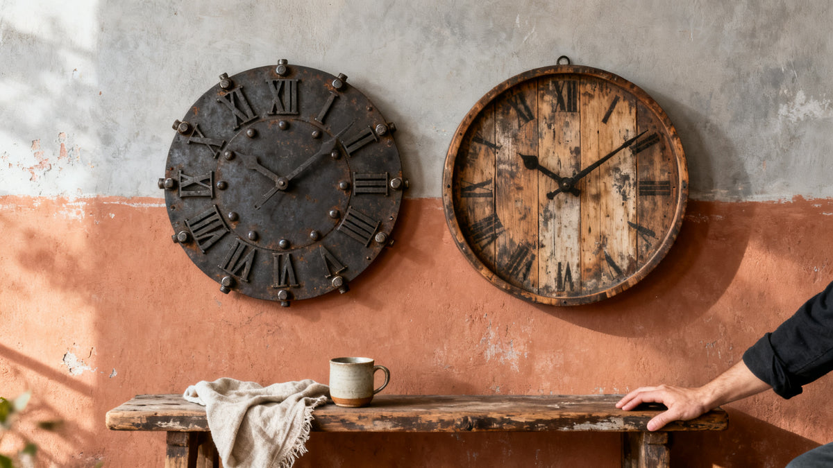 Industrial Wall Clock vs Rustic Wall Clock: Which Style Fits Your Home?
