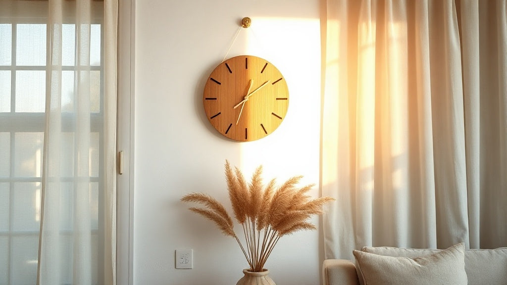 Wall Clock with Wooden Hands: How Natural Design Adds Warmth to Any Room
