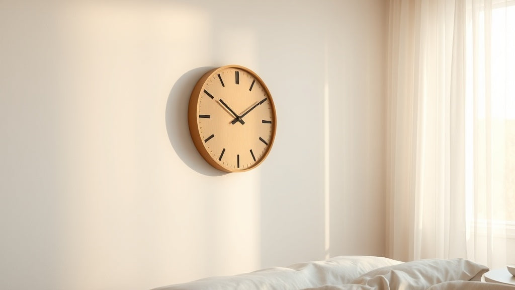 Best Wall Clock for a Minimalist Bedroom: Quiet Elegance, Zero Clutter