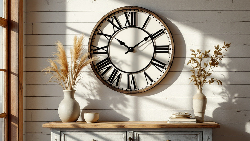 Farmhouse Style Vintage Wall Clock Ideas That Actually Work