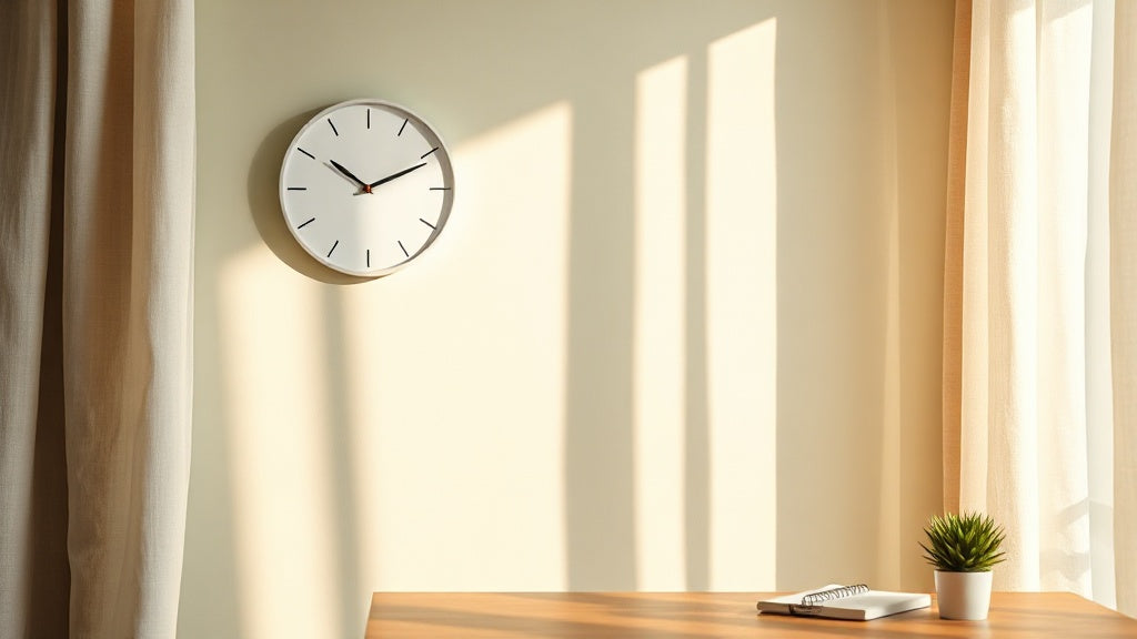 Quiet Wall Clock for Office Concentration: Why Silence Is a Design Decision