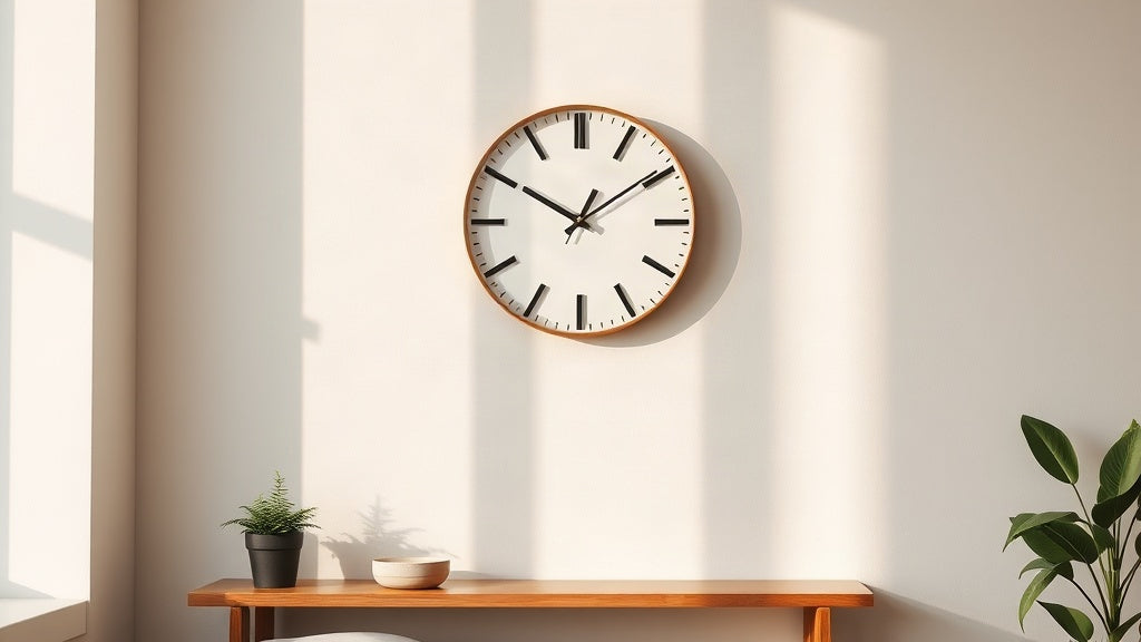 Easy to Install Wall Clocks: No Tools, No Holes, No Stress