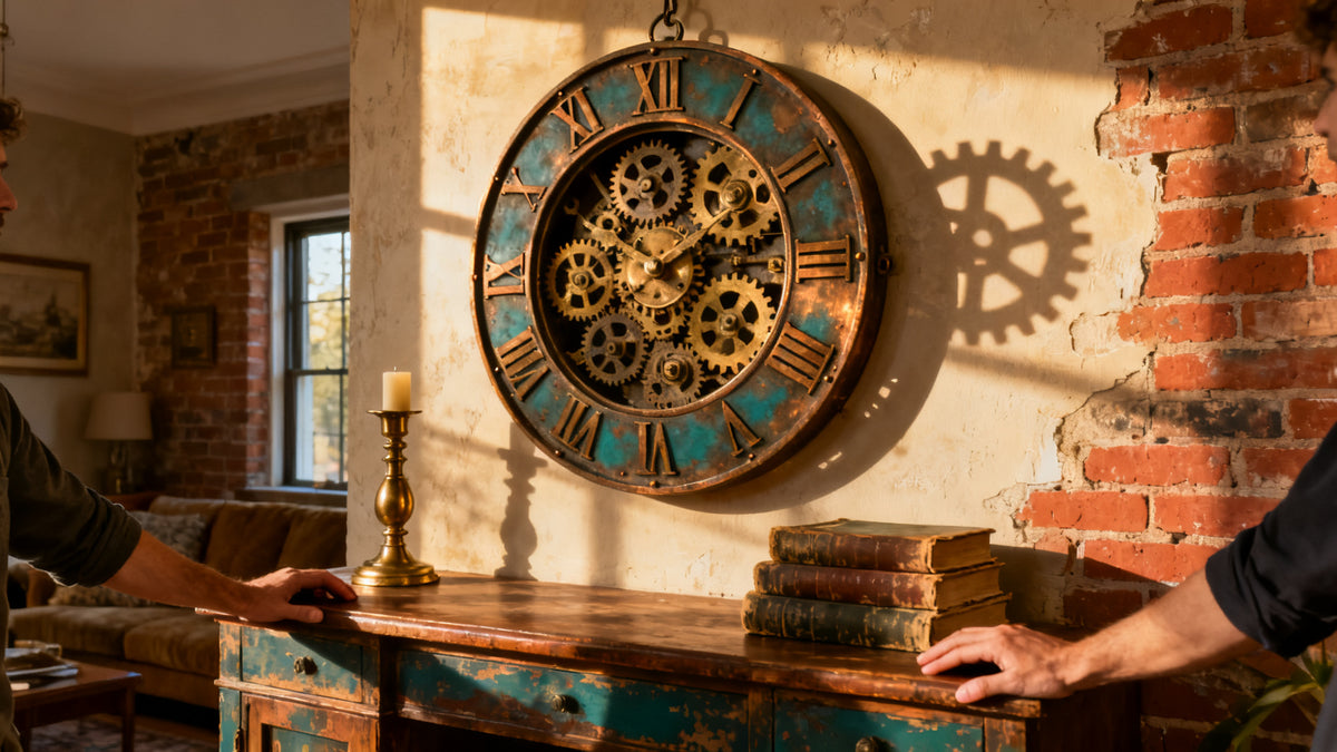 Steampunk Wall Clock Home Decor Ideas That Actually Work
