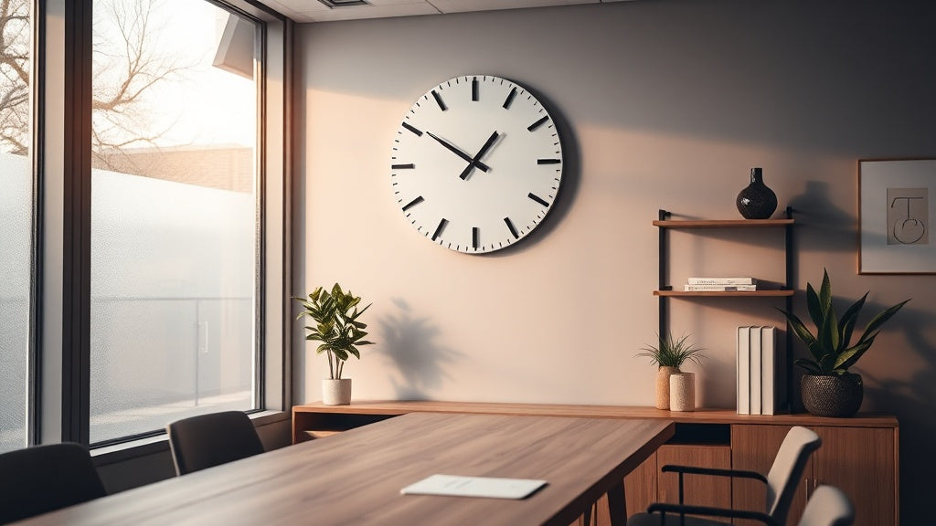 Office Wall Clock: How to Choose One That Actually Looks Professional