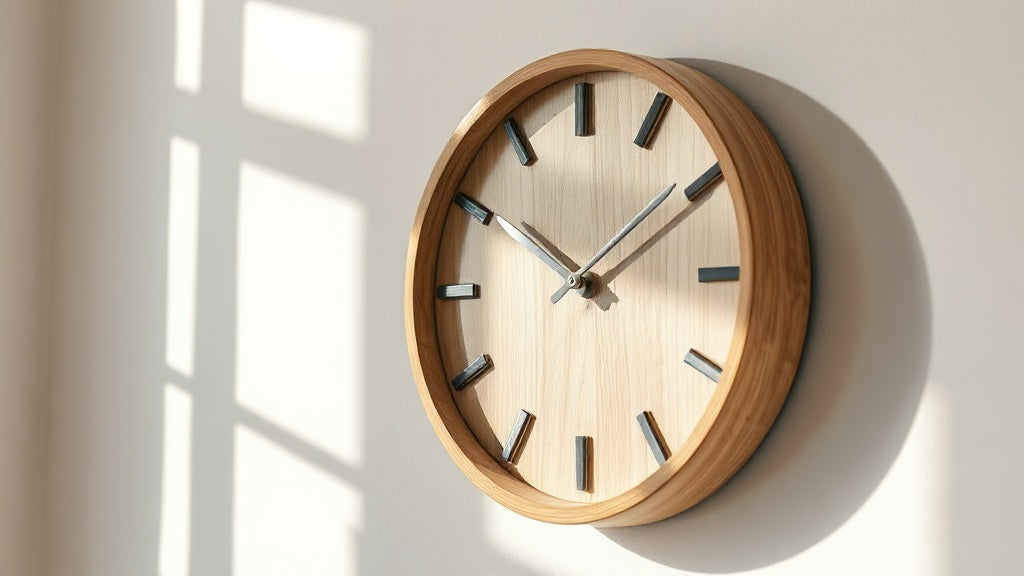 Wall Clock with Natural Wood and Metal Combo: How to Choose the Right Mixed-Material Timepiece