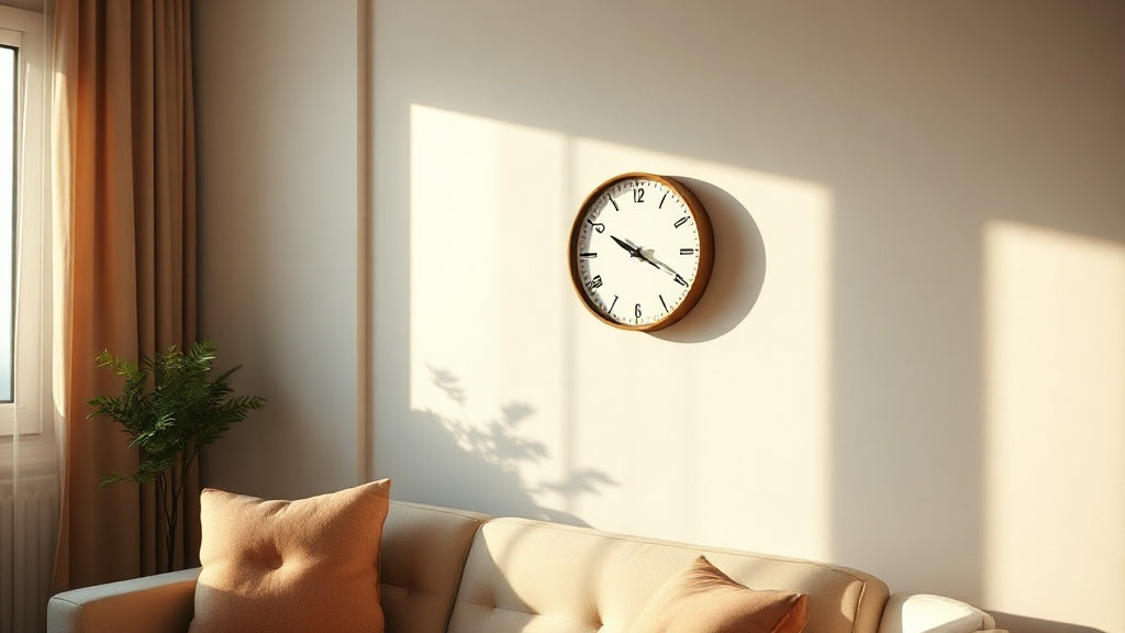 Best Wall Clocks for Rented Apartments: No Drilling, No Damage, No Compromise