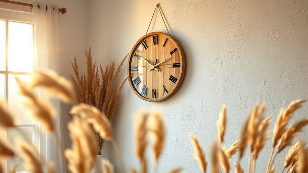 Wall Clocks Made from Natural Materials: A Guide to Sustainable Timekeeping