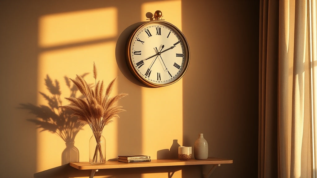 Wall Clock with Brass Finish: The Timeless Home Decor Piece That Works in Every Room