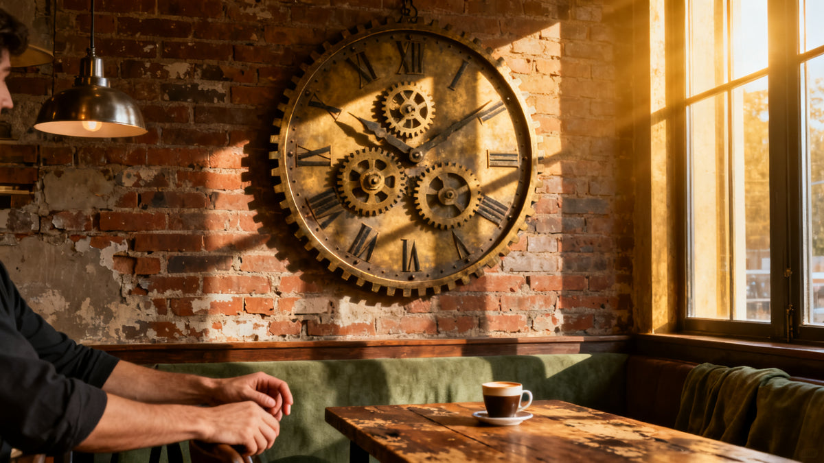 Industrial Wall Clocks for Restaurants and Cafes: What Actually Works