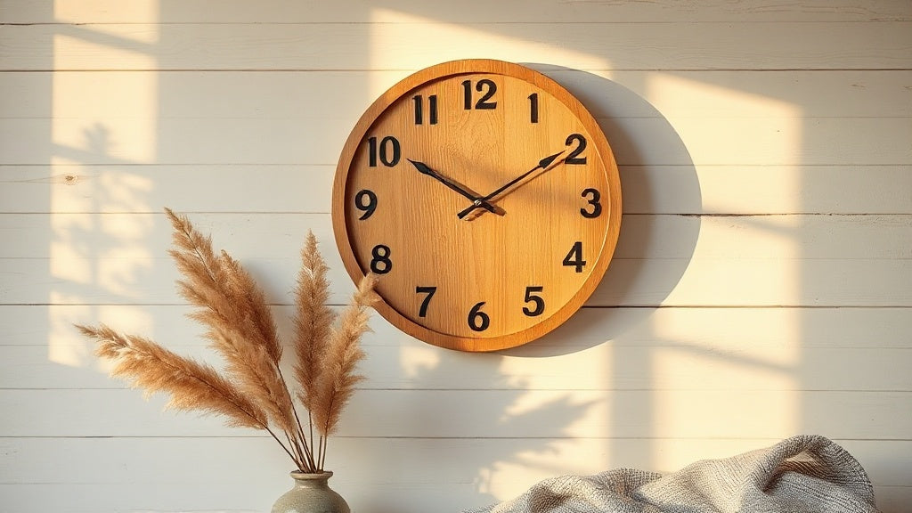 Wall Clock for Modern Farmhouse Interior: How to Find the One That Actually Fits