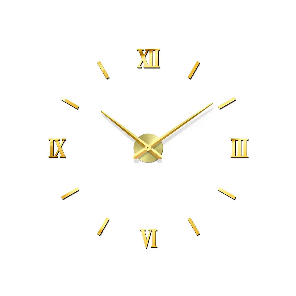 3D DIY Wall Clock Stickers - or 70 cm - wall clock