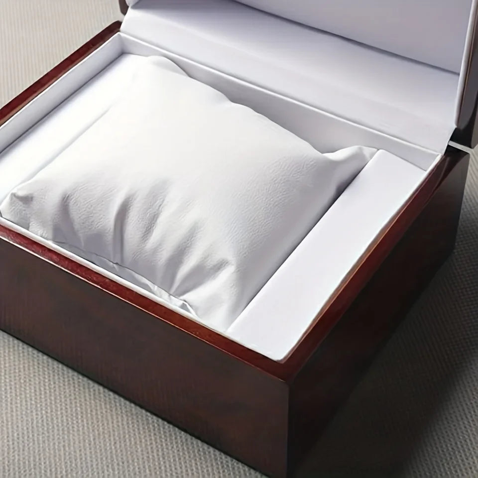 Wooden Christmas gift box for watches, 20x10x5 cm, set of 2