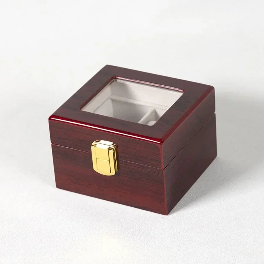 Wooden Watch Box Organizer with Removable Compartments