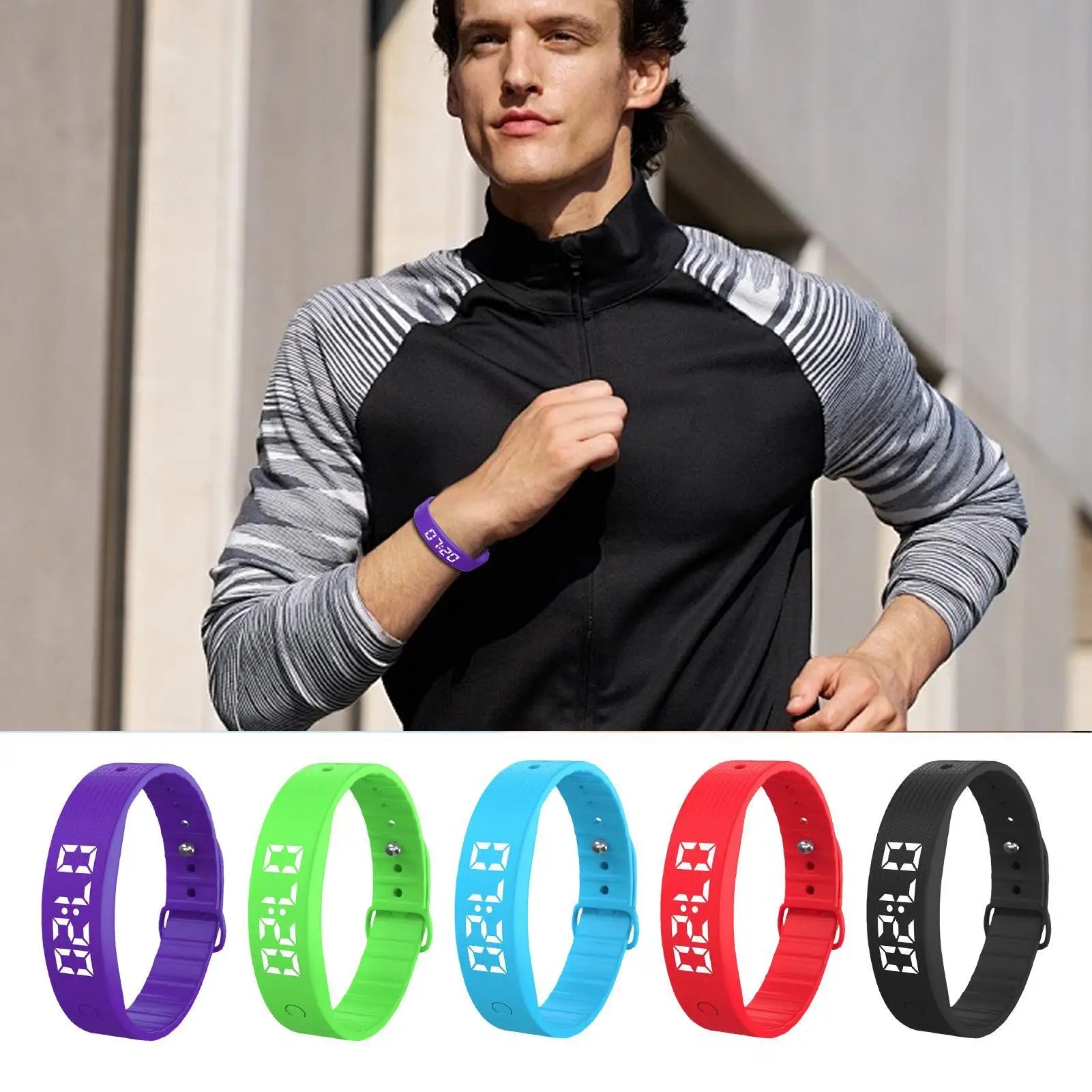 Vibrating bracelet worn by child for silent morning alarm