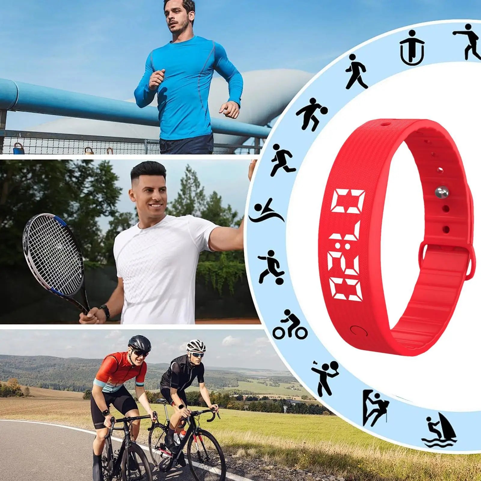 Vibrating Alarm Bracelet | Silent Wake-Up & Health Tracking