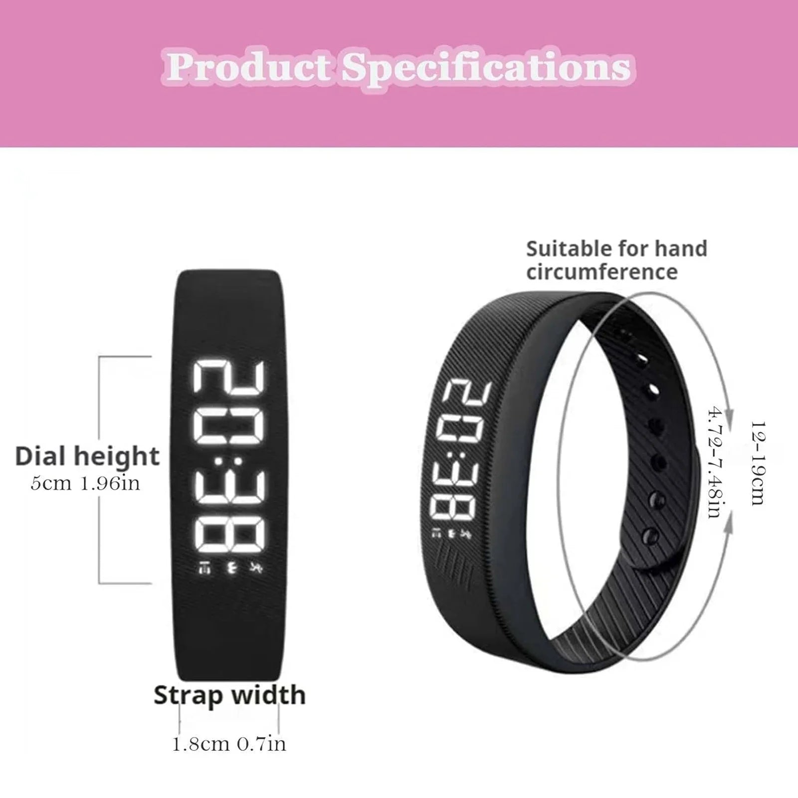 Vibrating alarm bracelet worn during sleep lifestyle shot