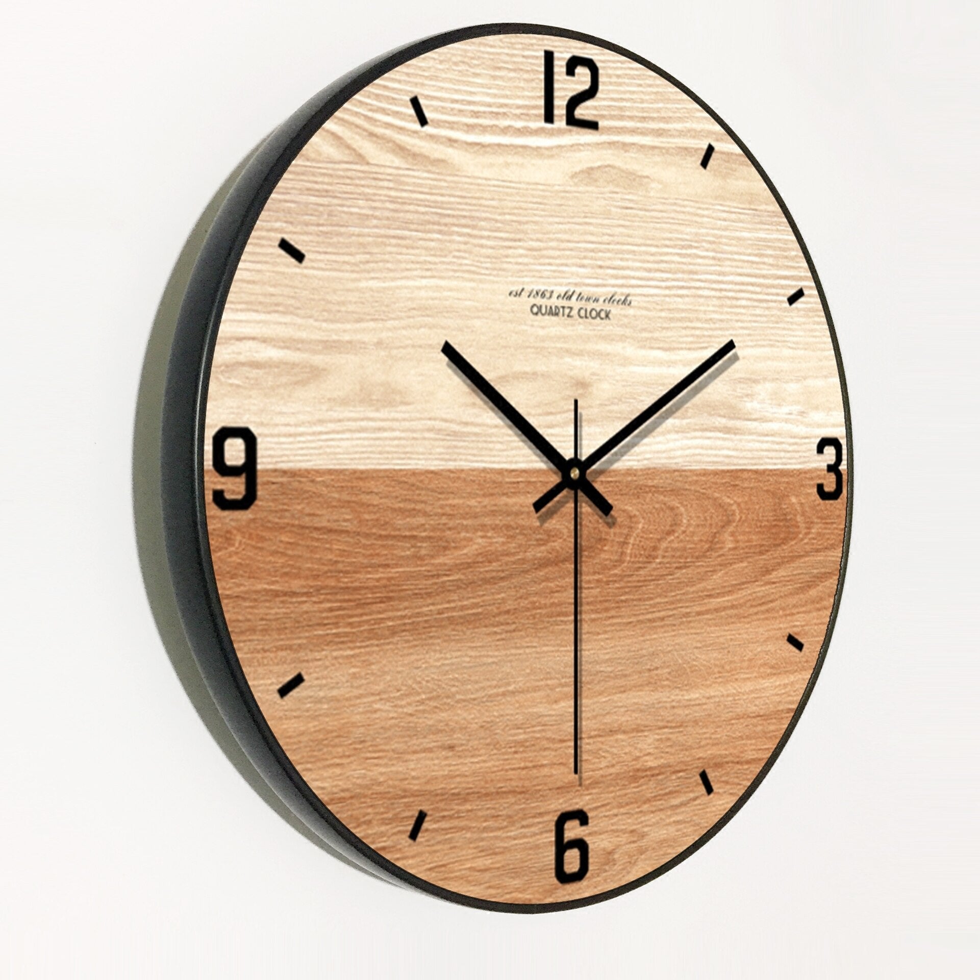 Natural Wood Wall Clock