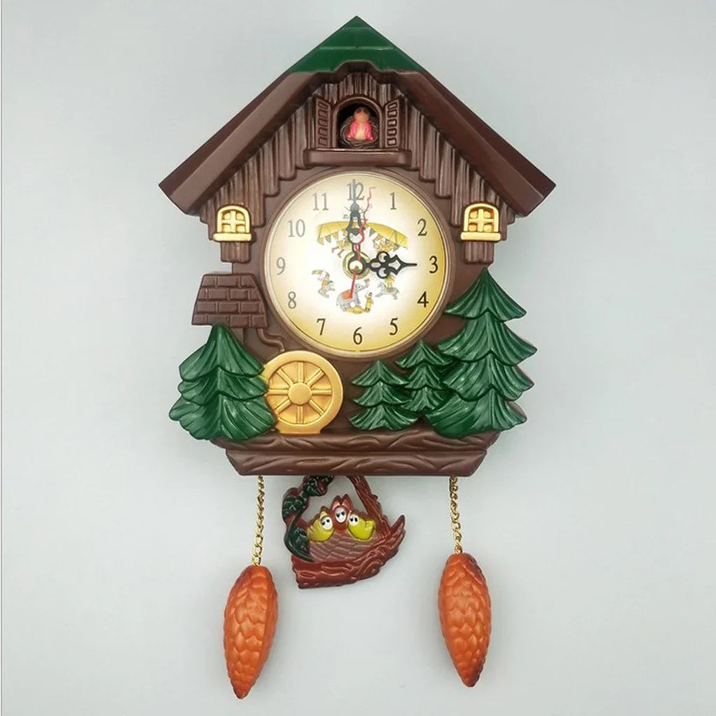 Forest-Themed Cuckoo Clock