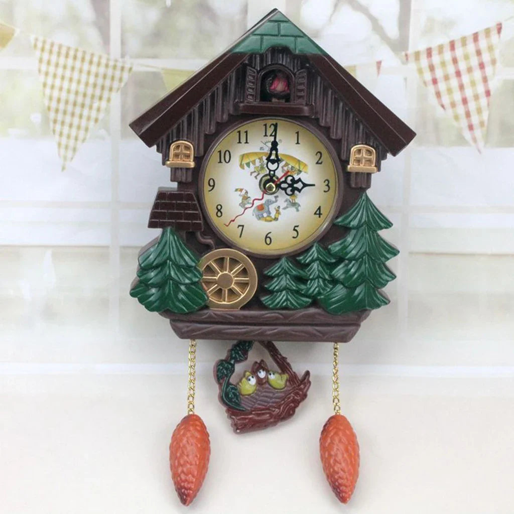 Forest-Themed Cuckoo Clock