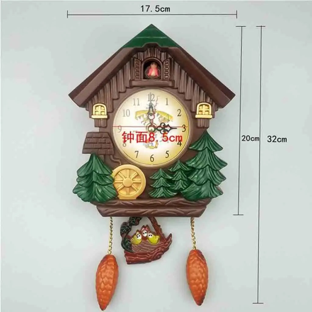 Forest-Themed Cuckoo Clock