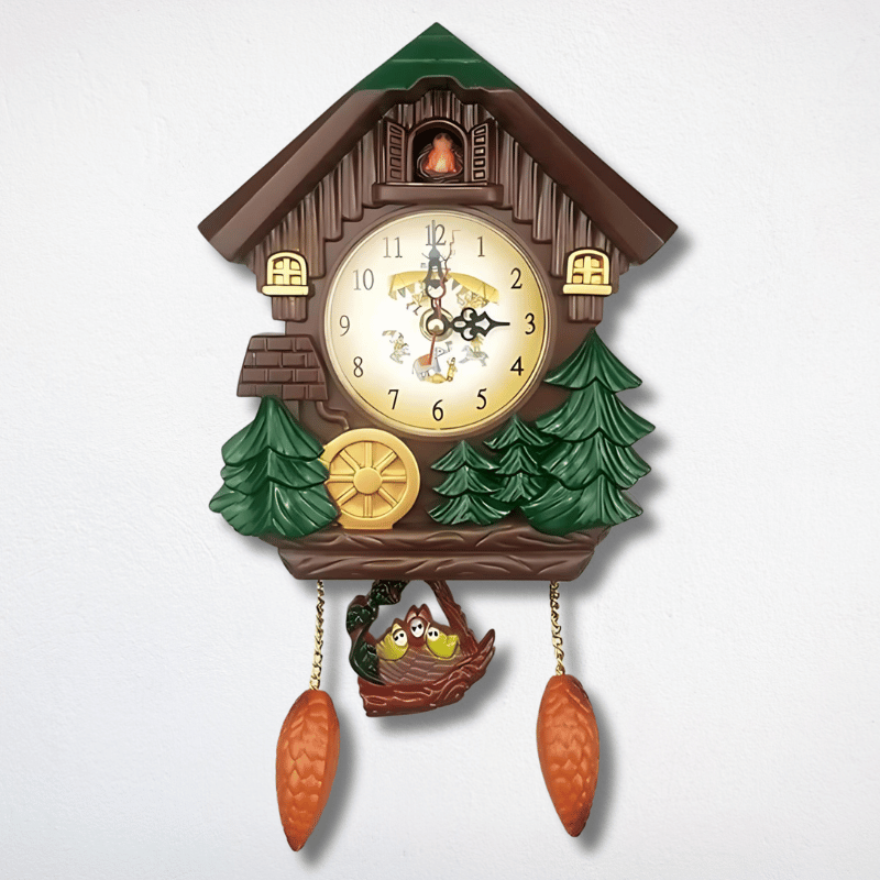 Forest-Themed Cuckoo Clock