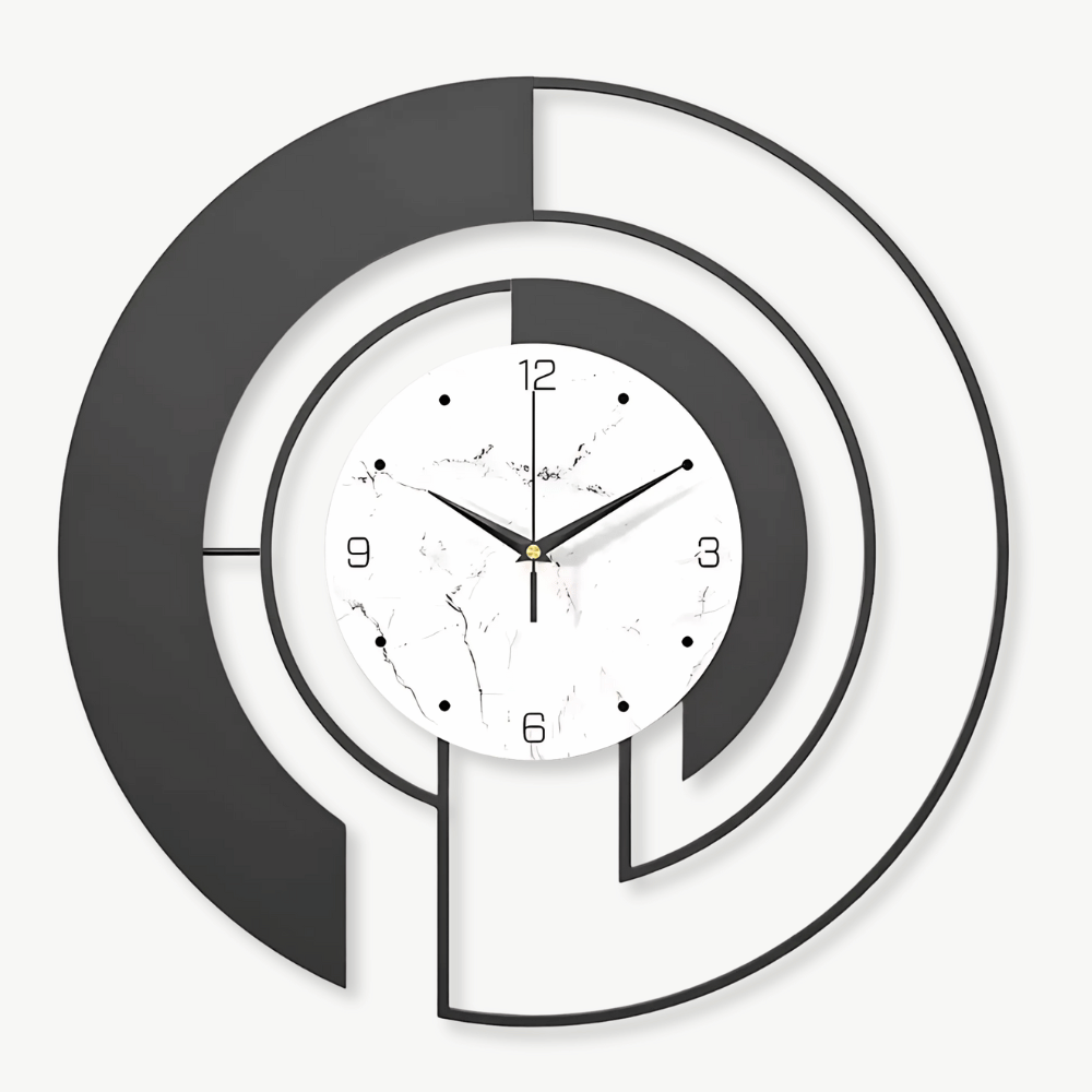 Close-up of silent sweep second hand on Prestige Circle Wall Clock
