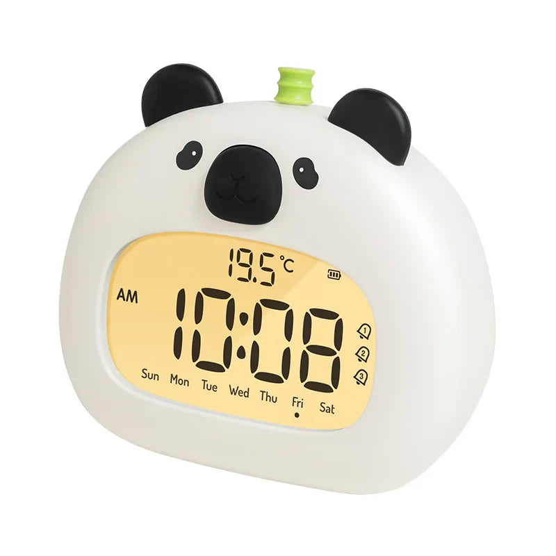 Kids LED Alarm Clock with Night Light and Temperature Display