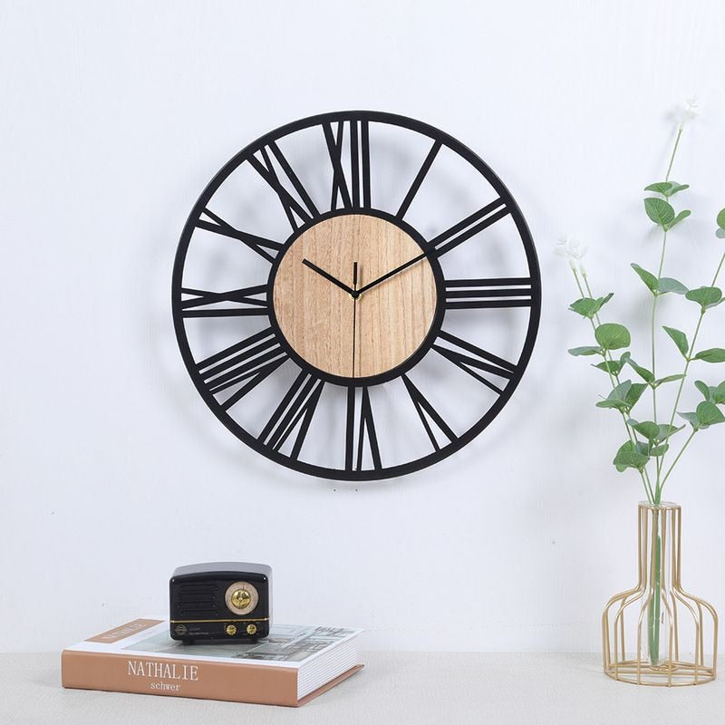 Scandinavian Wooden Wall Clock