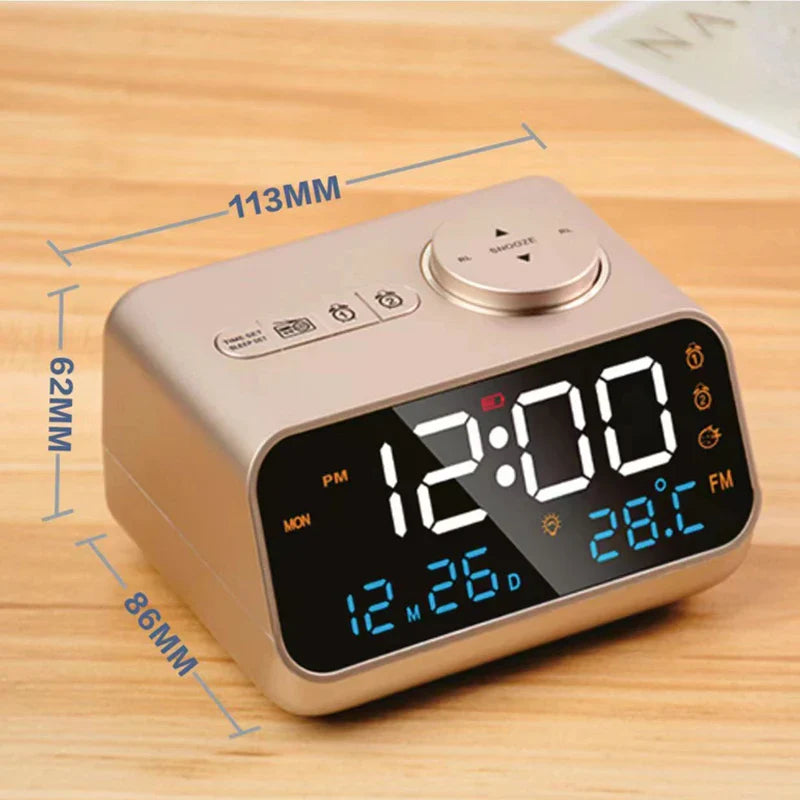 Black Digital Alarm Clock