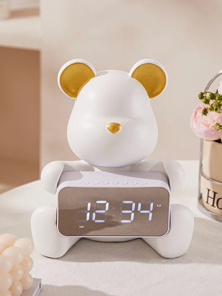 LED Teddy Bear Alarm Clock