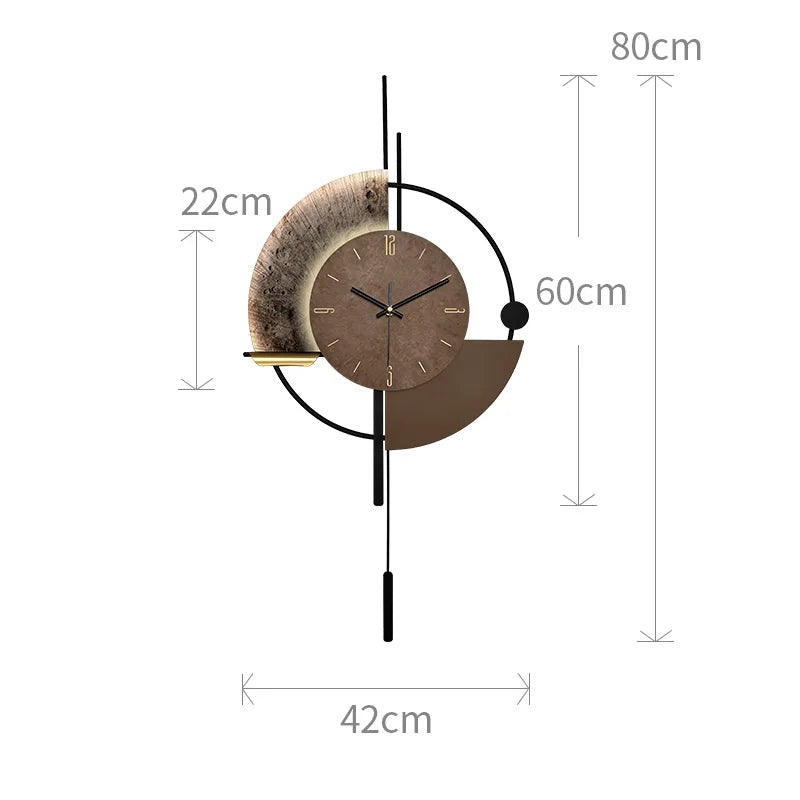 Luxury Silent Quartz Wall Clock