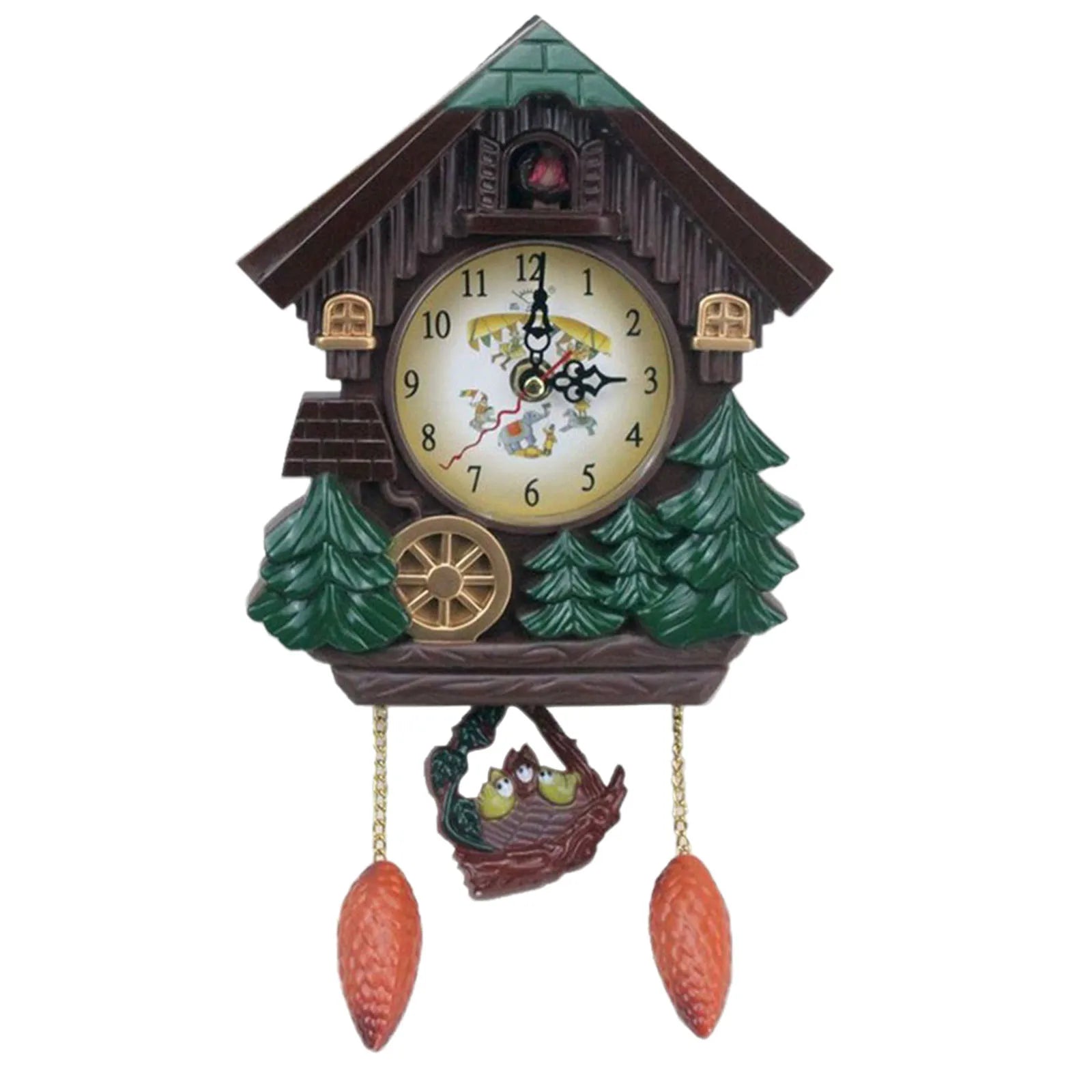 Forest-Themed Cuckoo Clock