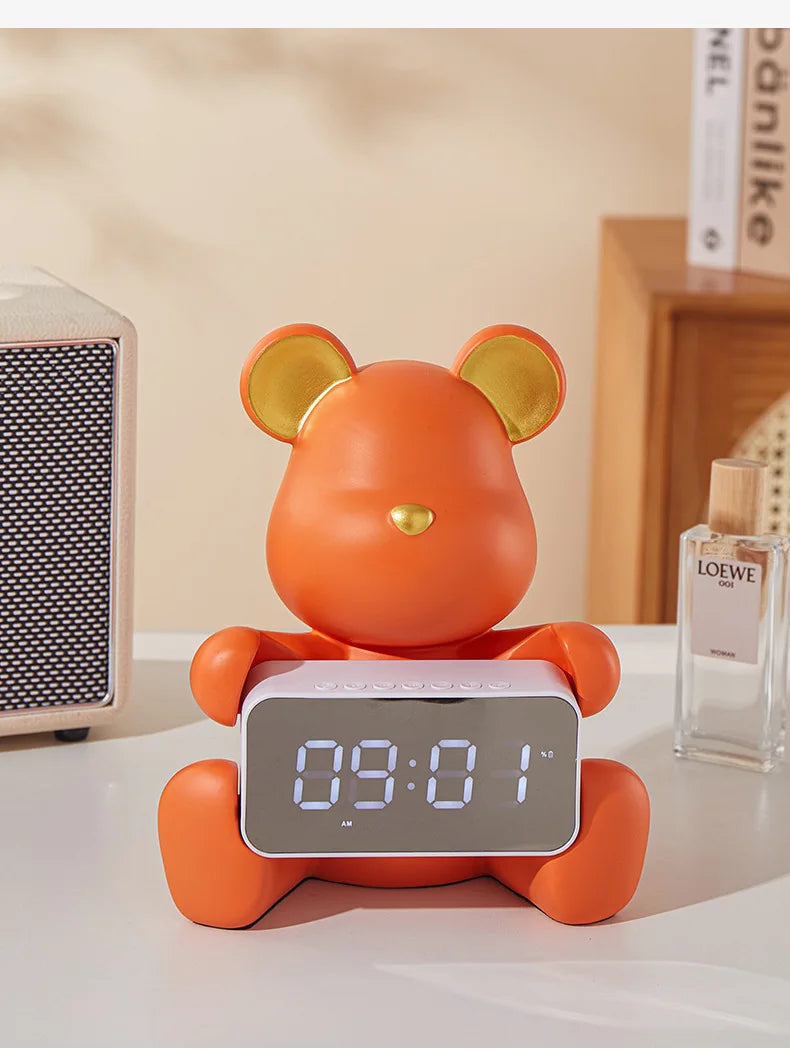 LED Teddy Bear Alarm Clock