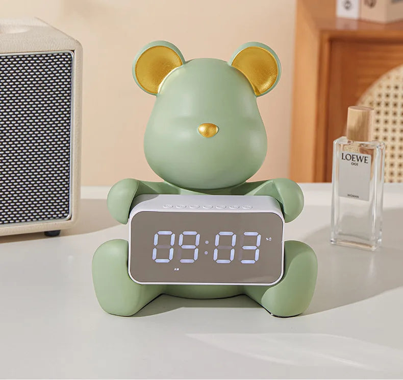 LED Teddy Bear Alarm Clock